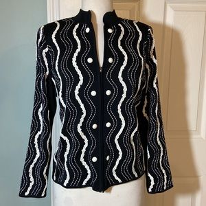 MING WANG EMBROIDERED JACKET MEDIUM